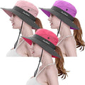 3-Piece: Women's Ponytail Wide Brim Sun Hat by DailySale