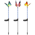 3-Pieces: Decorative Butterfly Lamps with Rotatable Solar Panel Lamp by DailySale