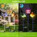 3-Pieces: Decorative Butterfly Lamps with Rotatable Solar Panel Lamp by DailySale