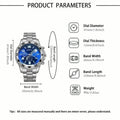 3-Pieces: Fashionable Men's Quartz Watch Set by DailySale