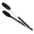3-Pieces: Kitchen Tongs Stainless Steel with Silicon by DailySale