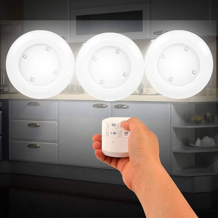 3-Pieces: LED Night Cordless Battery Powered by DailySale