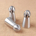 3-Pieces: Russian Stainless Steel Tips Tulip Sphere Whip Cream Buttercream Icing Piping Nozzles by DailySale