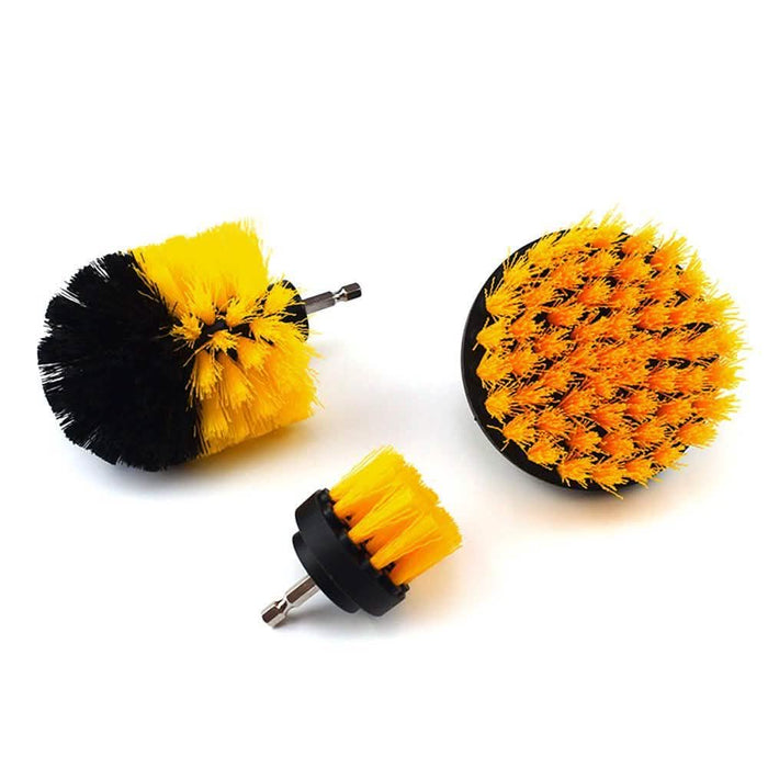 3-Pieces Set: Power Scrubber Brush Set Drill Scrubber Cleaning Brush by DailySale