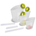 3-Pieces: Silicone Food Storage Bags Reusable Leakproof Food Container Set with 3 Seals by DailySale