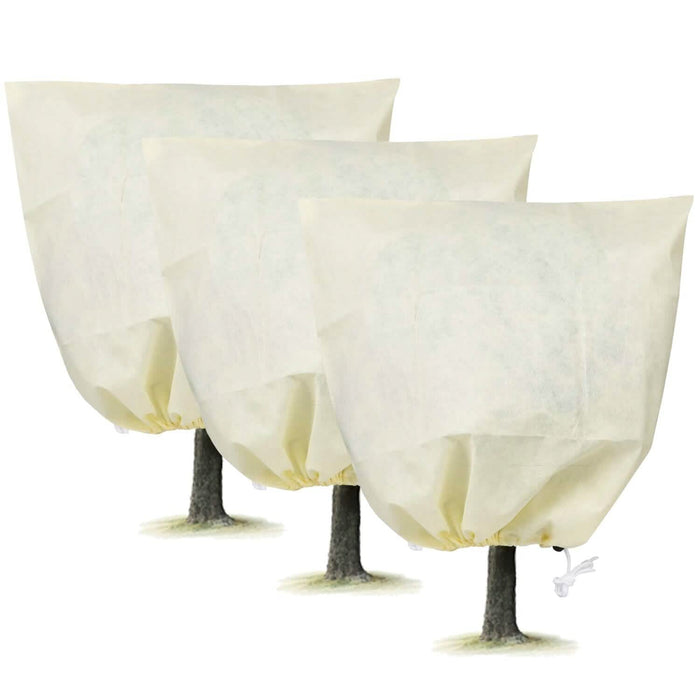 3-Pieces: Winter Plant Cover Bags with Drawstring by DailySale