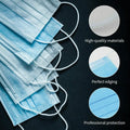3-Ply Disposable Masks Non-Medical Sanitary Surgical Earloop Face Mask Lot by DailySale