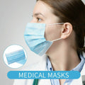 3-Ply Disposable Masks Non-Medical Sanitary Surgical Earloop Face Mask Lot by DailySale