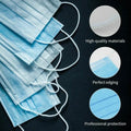 3-Ply Disposable Non-Medical Sanitary Surgical Earloop Face Mask Lot by DailySale