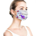 3-Ply Ear Loop Butterfly Printed Mask by DailySale