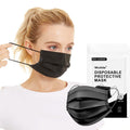 3-Ply Non-Woven Cup Dust Disposable Face Masks with Elastic Earloop by DailySale