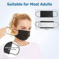 3-Ply Non-Woven Cup Dust Disposable Face Masks with Elastic Earloop by DailySale