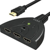 3-Port HDMI Switcher, Splitter, Supports Full HD1080p, 3D with High Speed Pigtail Cable