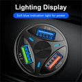 3-Port LED Car Charger by DailySale