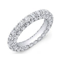 3-Row Cubic Zirconia Eternity Ring by DailySale