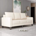 3-Seat Sofa for Living Room-Modern Fabric Sofa Couch with Storage by DailySale