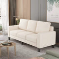 3-Seat Sofa for Living Room-Modern Fabric Sofa Couch with Storage by DailySale