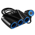 3-Socket Car Cigarette Lighter Splitter by DailySale