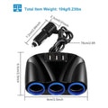 3-Socket Car Cigarette Lighter Splitter by DailySale