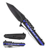 3" Thin Blue Line Knife with ABS Handle