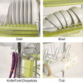 3 Tier Dish Drying Rack Drainer Kitchen Storage Board Cutlery Cup Shelf by DailySale