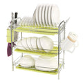 3 Tier Dish Drying Rack Drainer Kitchen Storage Board Cutlery Cup Shelf by DailySale