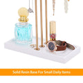3-Tier Gold Metal Tabletop Jewelry Tree Stand by DailySale