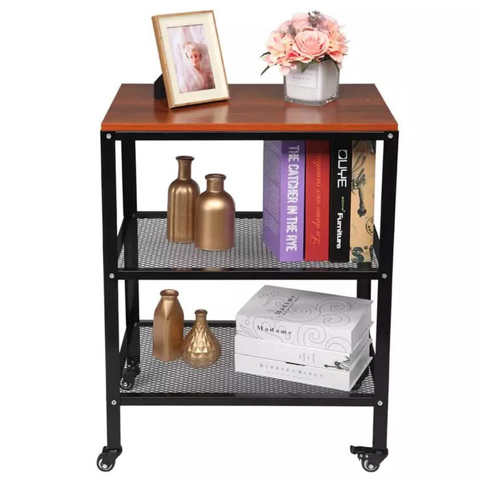 3-Tier Kitchen Microwave Cart Standing Bakers Rack Storage Cart by DailySale