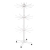 3-Tier Metal Jewelry Rack 30-Hook Necklaces Bracelets Display Stand