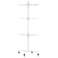 3-Tier Metal Jewelry Rack 30-Hook Necklaces Bracelets Display Stand by DailySale