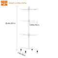 3-Tier Metal Jewelry Rack 30-Hook Necklaces Bracelets Display Stand by DailySale