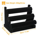 3-Tier Velvet Jewelry Stand by DailySale