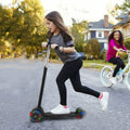 3-Wheeled LEDs Kick Scooter for Kids Flashing Scooter Adjustable Height by DailySale