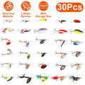 30-Piece: Fishing Metal Spoon Lures Kit by DailySale