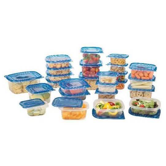 30-Piece Set: Food Storage Set with Blue Lids by DailySale