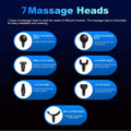 30 Speed Deep Tissue Ultra-Quiet Muscle Massage Gun with 7 Heads by DailySale