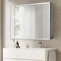 30" W X 26" H Aluminum Bathroom Mirror Medicine Cabinet with Dual Mirrors by DailySale