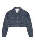 WeWoreWhat Cropped Jean Jacket, Size XS by Vanessa Jane
