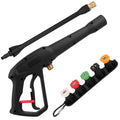 3000PSI Pressure Washer Gun Car Foam Sprayer with Jet Wand 5 Nozzle Tips M22-14 Connector by DailySale