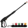 3000PSI Pressure Washer Gun Car Foam Sprayer with Jet Wand 5 Nozzle Tips M22-14 Connector by DailySale