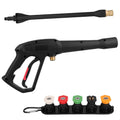3000PSI Pressure Washer Gun Car Foam Sprayer with Jet Wand 5 Nozzle Tips M22-14 Connector by DailySale