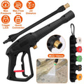 3000PSI Pressure Washer Gun Car Foam Sprayer with Jet Wand 5 Nozzle Tips M22-14 Connector by DailySale