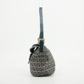 Fendi FF Zucchino Blue Bucket Shoulder Bag #3001 by Bolt Boutique