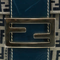 Fendi FF Zucchino Blue Bucket Shoulder Bag #3001 by Bolt Boutique
