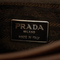 Prada Milano Brown Leather Tortoise Strap Shoulder Bag #3002 by Bolt Boutique