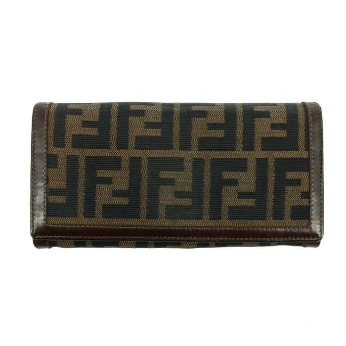 Fendi FF Brown Zucca Long Wallet #3006 by Bolt Boutique