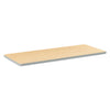 HON Build Rectangle Shape Table Top, 60w x 24d, Natural Maple