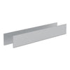 Safco Medina Series Conference Table Modesty Panels, 82.5w x 0.63d x 11.8h, Gray Steel