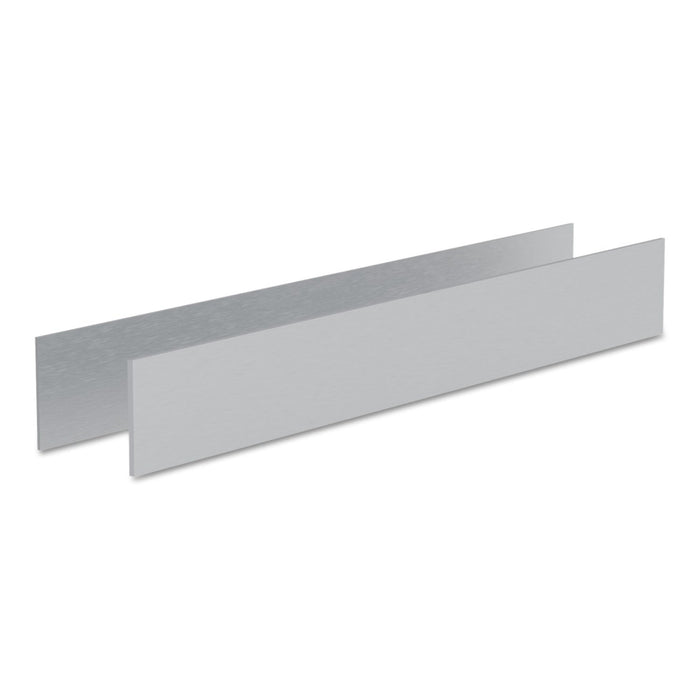 Safco Medina Series Conference Table Modesty Panels, 82.5w x 0.63d x 11.8h, Gray Steel