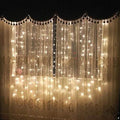 300LED Warm White Starry Fairy String Curtain Light by DailySale